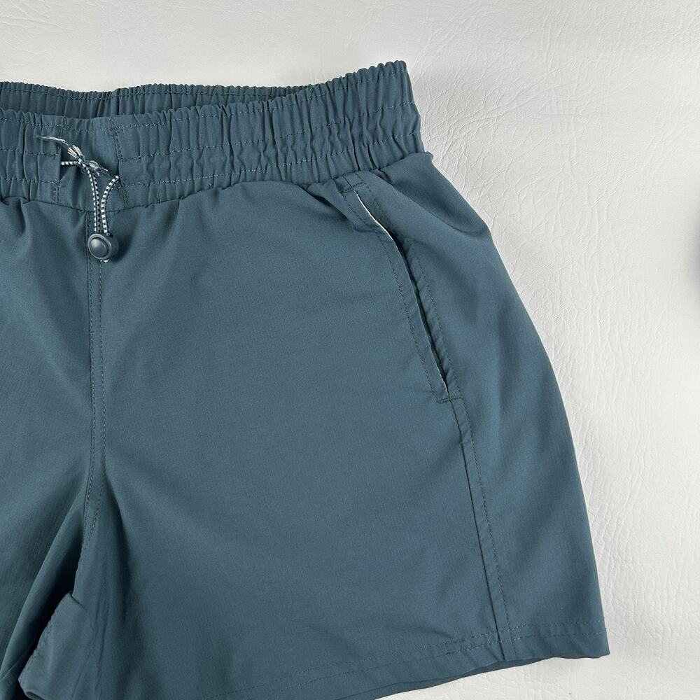 Avalanche Women’s Small Teal Athletic Hiking Shorts Zip Pocket Stretch S - Picture 5 of 9